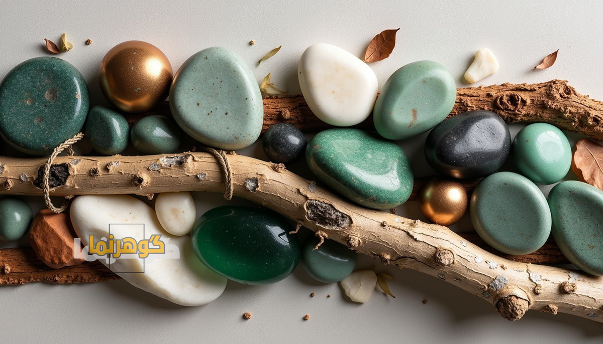 چگونه محصولات چوبی را با سنگ‌های طبیعی ترکیب کنیم؟